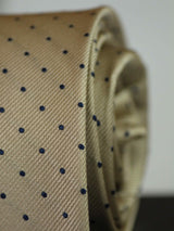 Gold Geometric Woven Silk Necktie - TOSSIDO