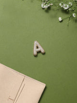 Gold Initial A Slider Pendant - TOSSIDO