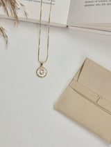 Gold Initial G Pendant Necklace - TOSSIDO