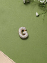 Gold Initial G Slider Pendant - TOSSIDO