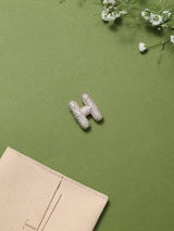 Gold Initial H Slider Pendant - TOSSIDO