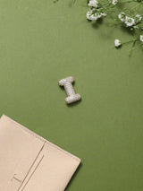 Gold Initial I Slider Pendant