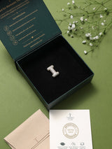 Gold Initial I Slider Pendant