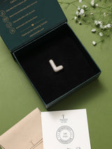 Gold Initial L Slider Pendant - TOSSIDO