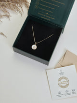 Gold Initial S Pendant Necklace - TOSSIDO