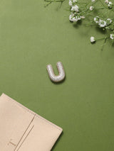 Gold Initial U Slider Pendant - TOSSIDO