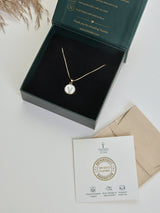 Gold Initial V Pendant Necklace - TOSSIDO