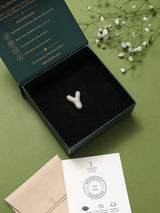 Gold Initial Y Slider Pendant - TOSSIDO