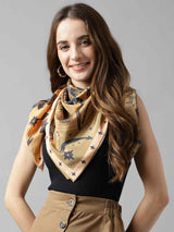 Gold Novelty Scarf & Scarf Bag Set - TOSSIDO