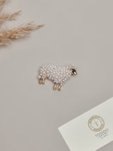 Gold Sheep Brooch - TOSSIDO