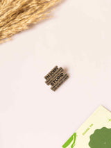 Gold Typography Enamel Pin - TOSSIDO