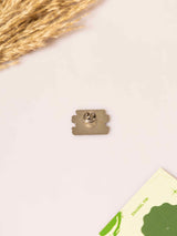 Gold Typography Enamel Pin - TOSSIDO