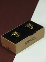 Golden Anchor Cufflinks - TOSSIDO
