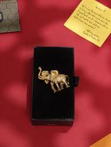 Golden Elephant Brooch - TOSSIDO