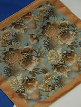 Golden Floral Pocket Square - TOSSIDO