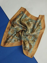 Golden Floral Pocket Square - TOSSIDO