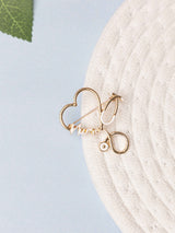 Golden Heartbeat Nurse Brooch - TOSSIDO