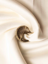 Golden Hedgehog Brooch - TOSSIDO