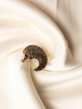 Golden Hedgehog Brooch - TOSSIDO