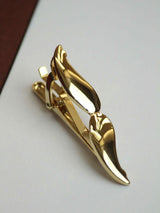Golden Moustache Tie bar - TOSSIDO