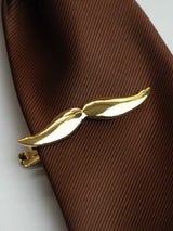 Golden Moustache Tie bar - TOSSIDO