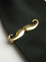 Golden Moustache Tie bar - TOSSIDO