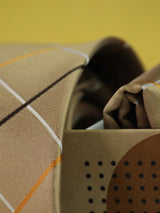 Golden Necktie & Pocket Square Giftset - TOSSIDO