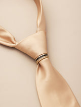 Golden Onyx Pavé Necktie Ring - TOSSIDO