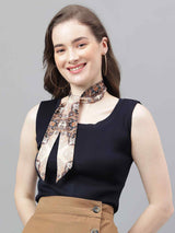 Golden Paisley Scarf & Scarf Bag Set - TOSSIDO