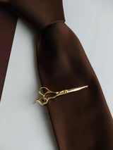Golden Scissors Tie bar - TOSSIDO