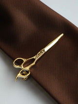 Golden Scissors Tie bar - TOSSIDO