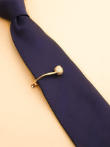 Golden Smoking Pipe Tie bar - TOSSIDO
