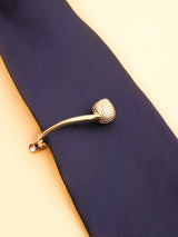 Golden Smoking Pipe Tie bar - TOSSIDO