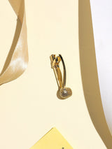 Golden Smoking Pipe Tie bar - TOSSIDO