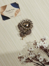 Golden Sunflower Brooch - TOSSIDO