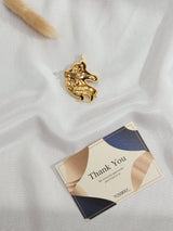 Golden Unicorn Brooch - TOSSIDO