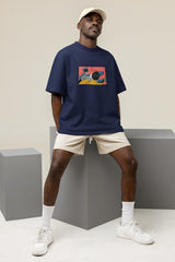 Gotham Guardian Slap Oversized Tee - TOSSIDO