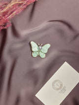 Green Butterfly Brooch