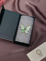 Green Butterfly Brooch
