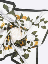 Green Floral Men's Neckerchief - TOSSIDO