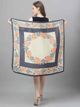 Green Floral Scarf & Scarf Bag Set - TOSSIDO