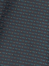 Green Geometric Woven Cravat & Pocket Square Set - TOSSIDO