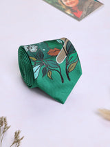 Green Hand - Painted Woven Necktie - TOSSIDO