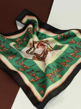 Green Horse Pocket Square - TOSSIDO