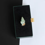 Green Snail Brooch - TOSSIDO