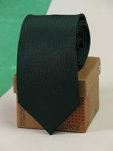Green Solid Necktie - TOSSIDO