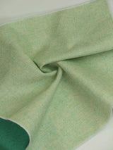 Green Solid Wool Pocket Square - TOSSIDO