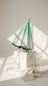 Green & White Merger Umbrella - TOSSIDO