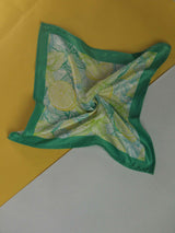 Green & Yellow Novelty Pocket Square - TOSSIDO
