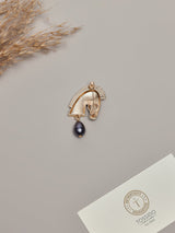 Green Zebra Brooch - TOSSIDO